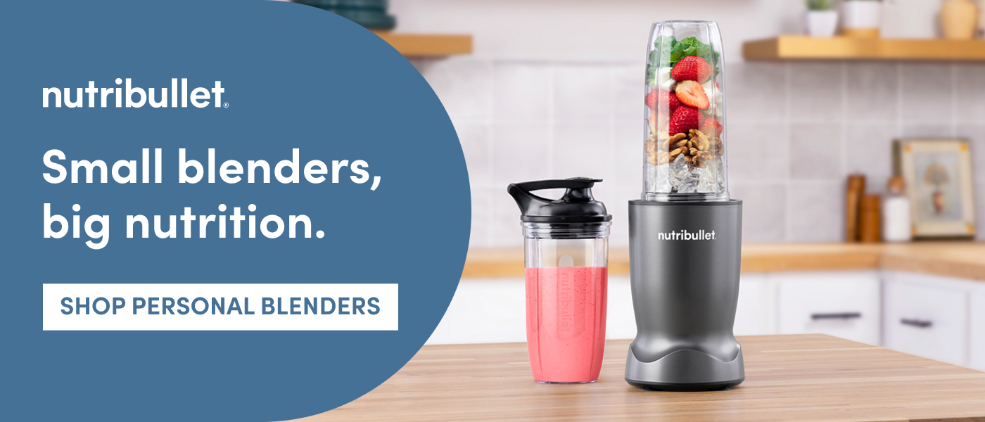 call to action to shop nutribullet personal blenders