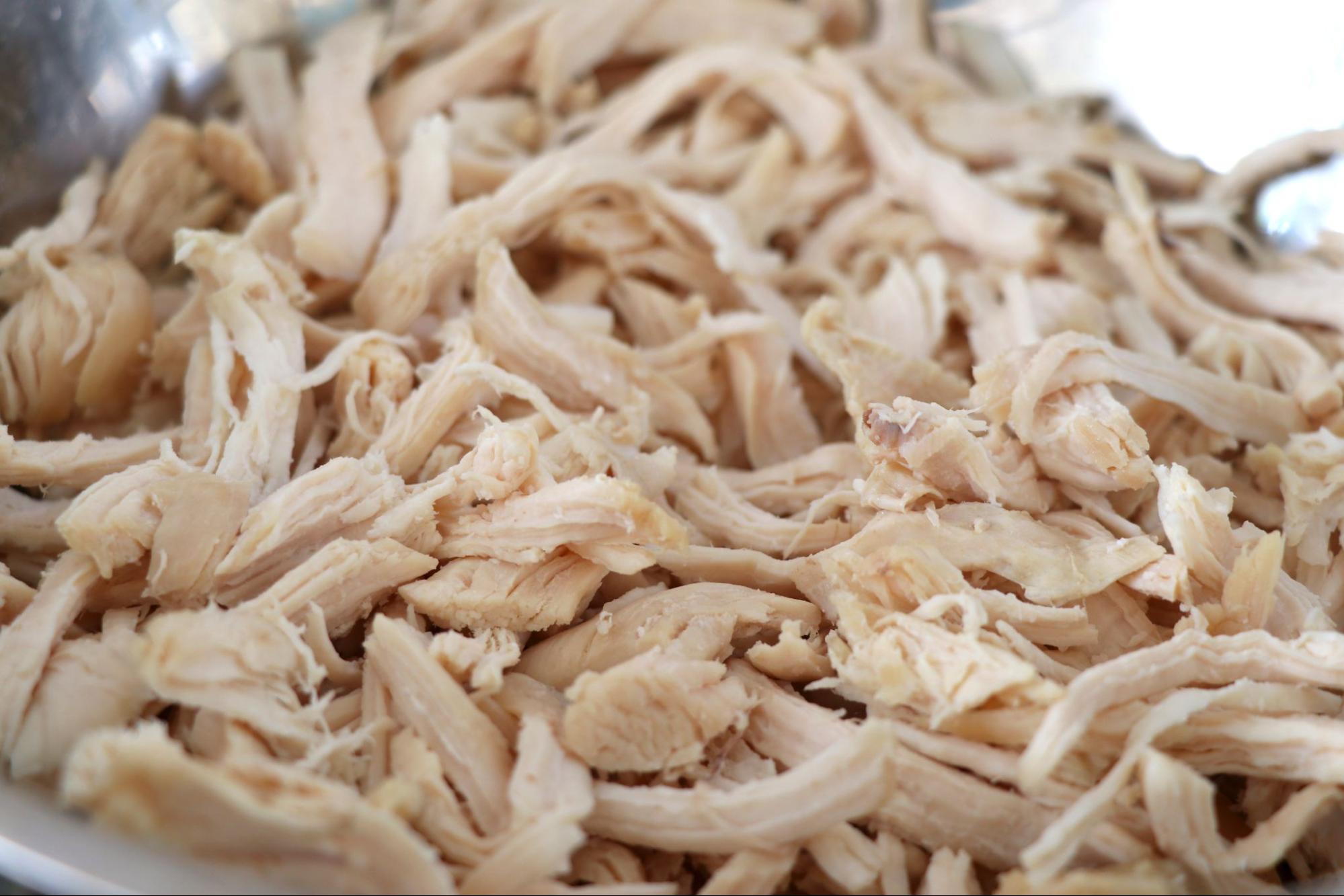 shredded chicken