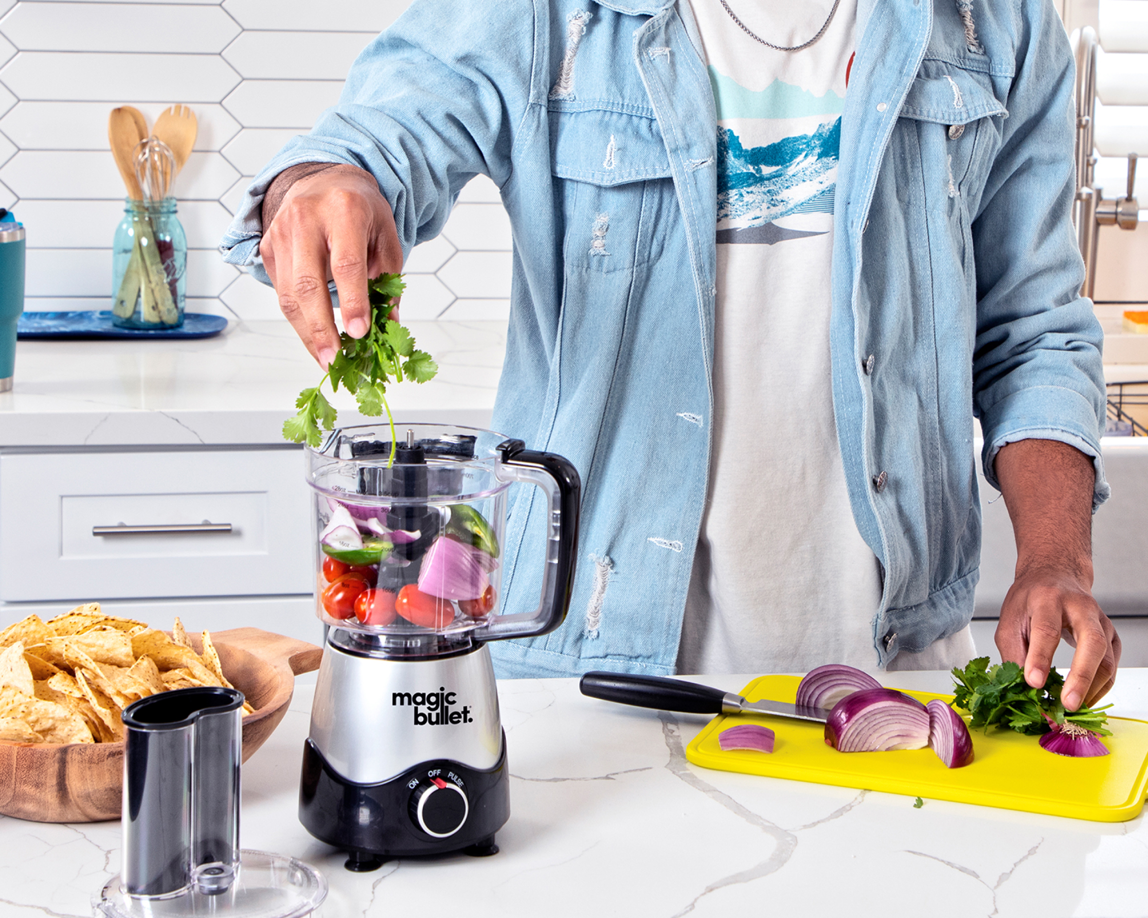 magic bullet by nutribullet kitchen express chopper and blender system