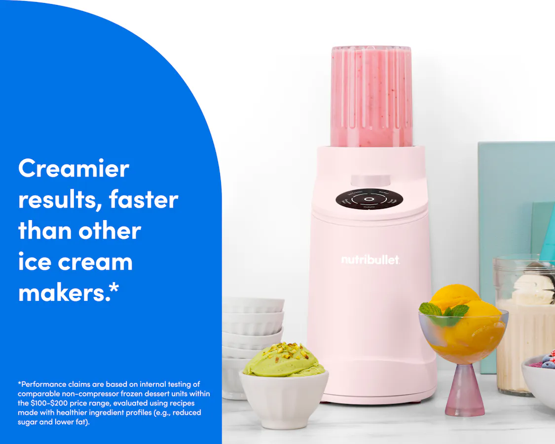 nutribullet Chill Ice Cream Maker delivering smoother and creamier results compared to similar machines