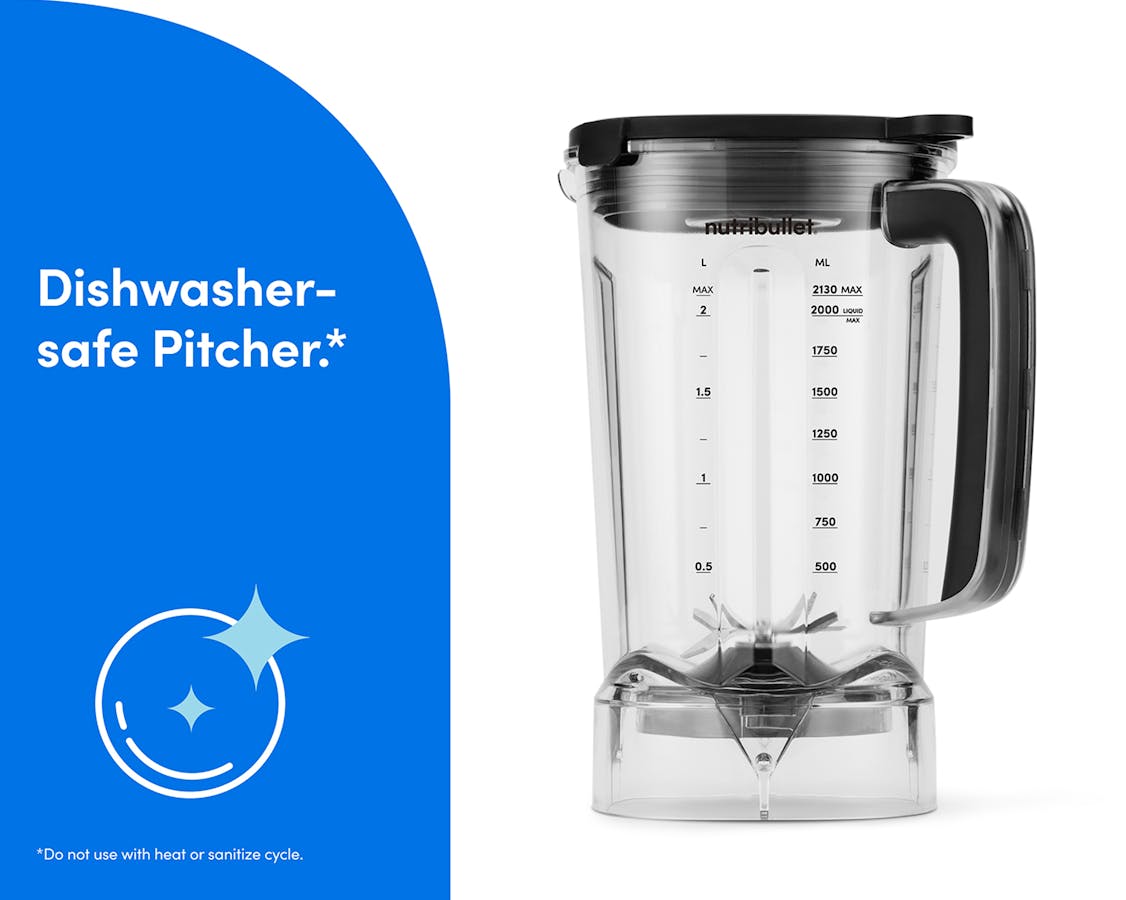 An overhead shot of bowls containing different blends smoothie bowl, soup, ranch dressing, almond butter, strawberry daiquiri