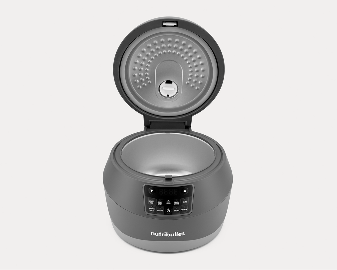 Did you know the NutriBullet EveryGrain Cooker can cook your rice and steam  your veggies, fish or even dumplings at the same time!