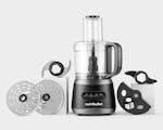 Product preview 2 of 8. Thumbnail of nutribullet® 7-Cup Food Processor filled and accessories against a white background