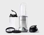 Product preview 6 of 9. Thumbnail of close-up of silver nutribullet Pro+ blender base on a white background.