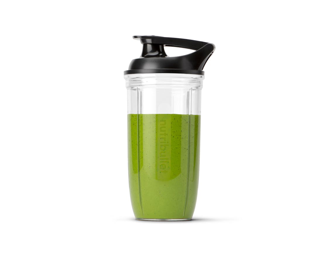 24oz Cup To-Go Lid filled with green smoothie