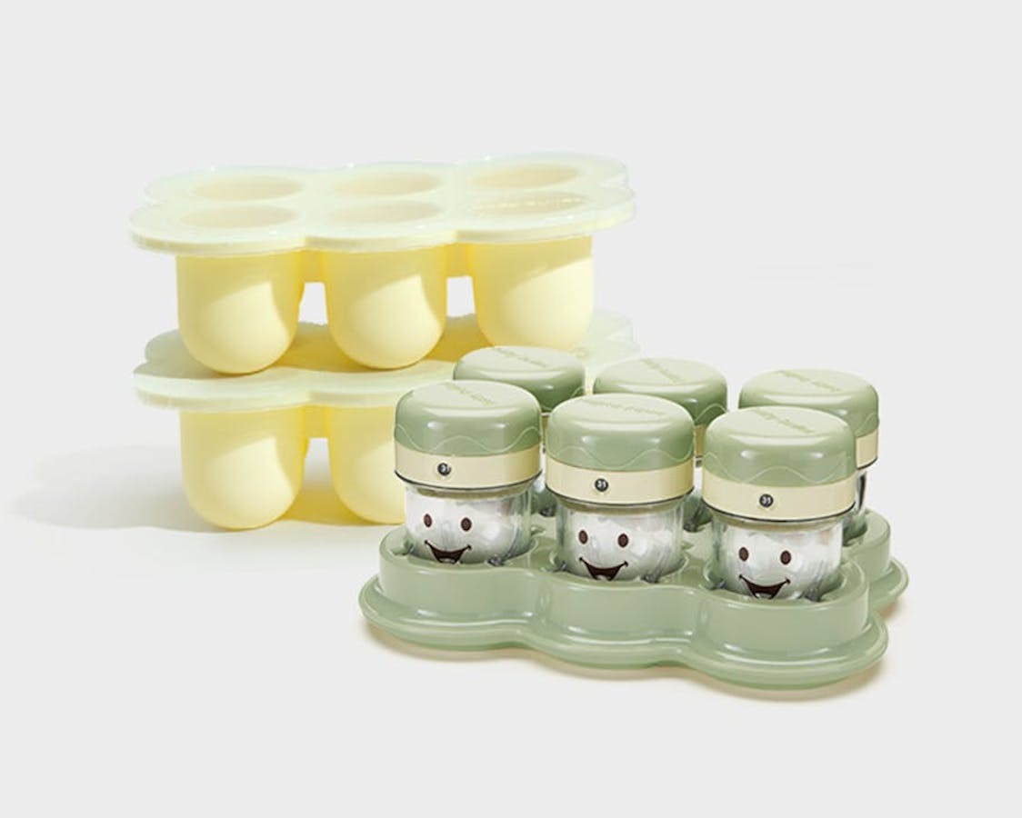 Nutribullet Baby Bullet Food Storage Cups Lids Silicone Freezer