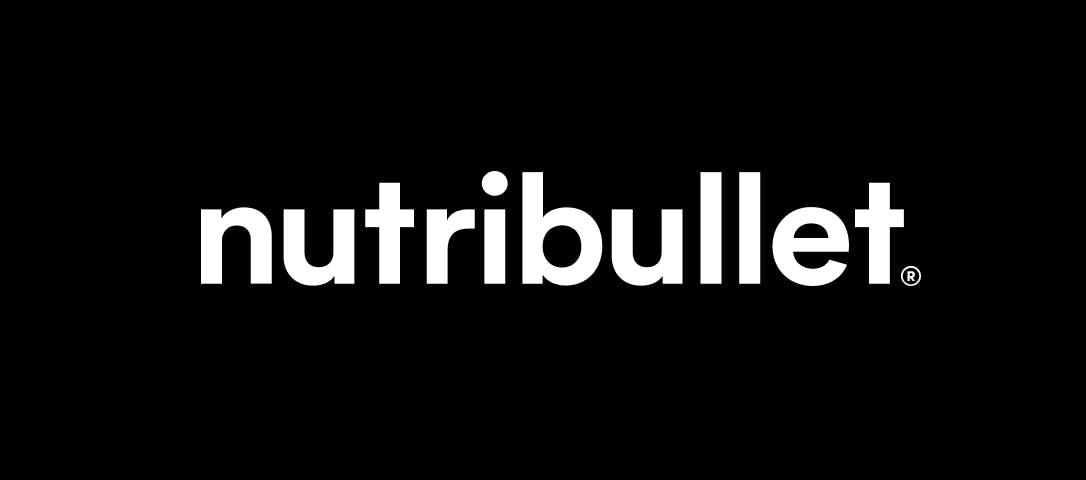 nutribullet® logo in white on black background
