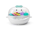 Product preview 7 of 8. Thumbnail white nutribullet Baby Steamer filled with toys and pacifiers with teal accents.