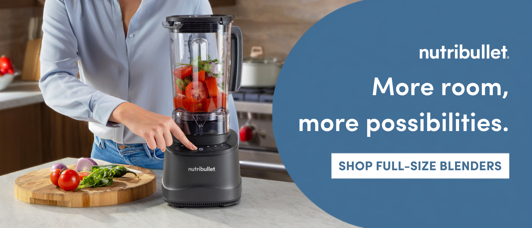 shop nutribullet's full line of full-size blenders
