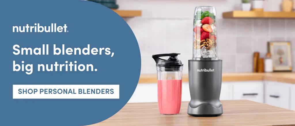 call to action to shop nutribullet personal blenders